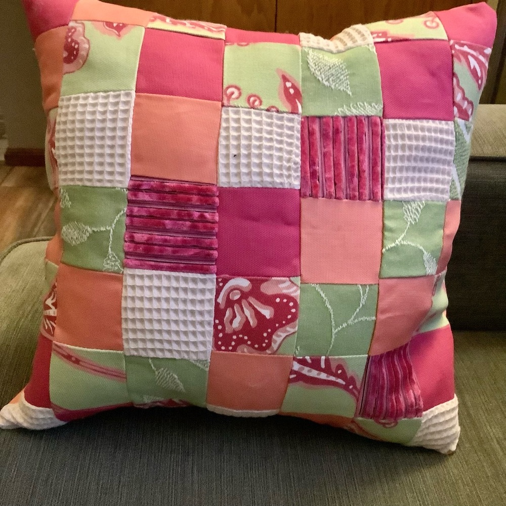 ‘Pillow Talk’ custom decorative pillow